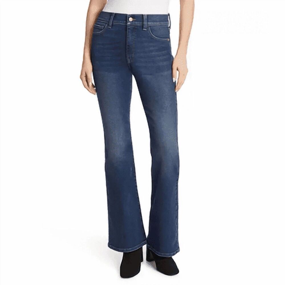 Jessica Simpson Women's High Rise Flare Jean Size 16 Color Drive Blue NWT
